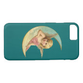 三日月のヴィンテージ画像の天使 Case-Mate iPhoneケース (裏面(横))