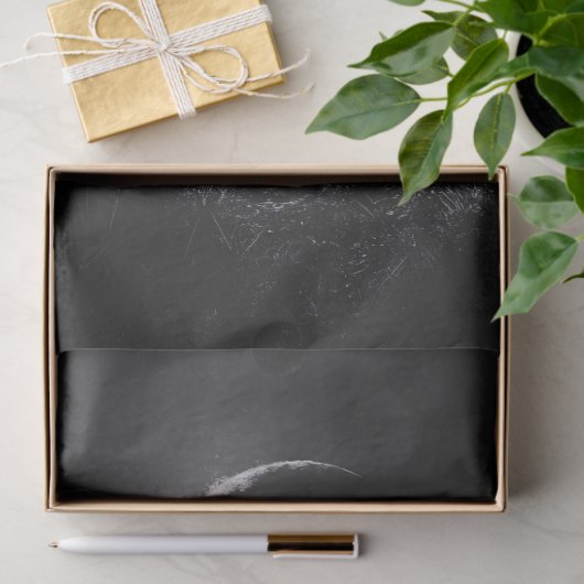 三日月の下の神秘的な牡鹿のデコペ 薄葉紙 (ギフト)