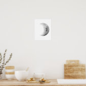 三日月の壁の装飾、月の壁の装飾 ポスター (キッチン)