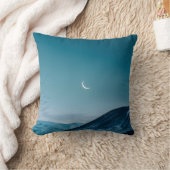 三日月の夜の小声 クッション (ブランケット)