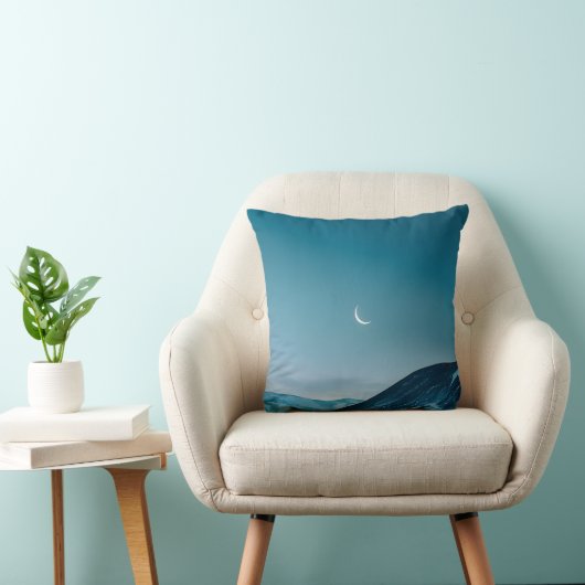 三日月の夜の小声 クッション (椅子)
