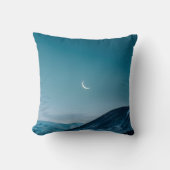 三日月の夜の小声 クッション (正面)