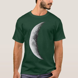 三日月の宇宙空間銀河系天文学 Tシャツ