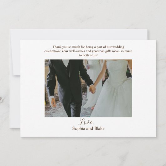 三日月の星月夜海軍 サンキューカード (裏面)