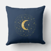 三日月の星月夜 クッション (裏面)