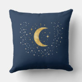 三日月の星月夜 クッション (裏面)