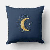 三日月の星月夜 クッション (裏面)
