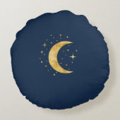 三日月の星月夜 ラウンドクッション (裏面)