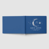 三日月の星空の夜の天結婚人 ゲストブック (全面)