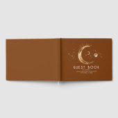 三日月の星空の夜の天結婚人 ゲストブック (全面)