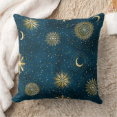 三日月の星空の夜 クッション (ブランケット)