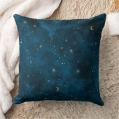 三日月の星空の夜 クッション (ブランケット)