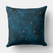 三日月の星空の夜 クッション (裏面)
