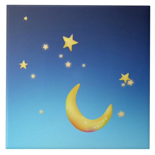 三日月の星 タイル (正面)