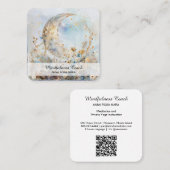 *~*三日月の花QRフローラAP70エーテル スクエア名刺 (正面/裏面)