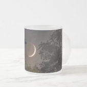 三日月の設定 フロストグラスマグカップ (正面右)