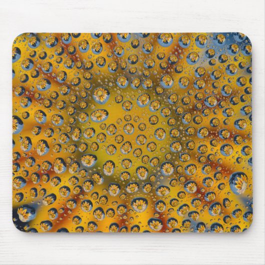 三日月の都、花の露の光 マウスパッド (正面)