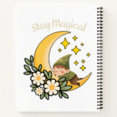 三日月の魔法の小人 ノートブック (裏面)