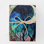 三日月アルコールインク ラッピングペーパーシート (インサイチュ)