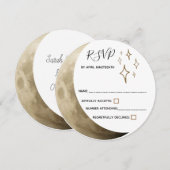 三日月ウィッカン・ハンドファスティングの出欠確認 招待状 (正面/裏面)