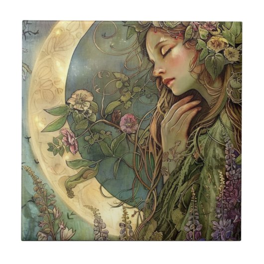 三日月オスタラセラミックタイル タイル (正面)