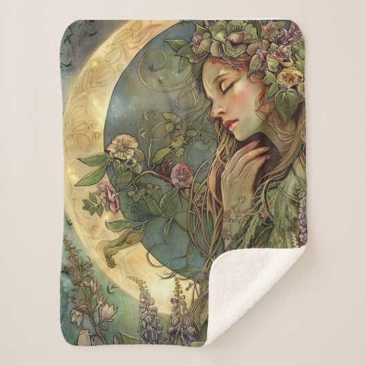 三日月オスタラ シェルパブランケット (正面)