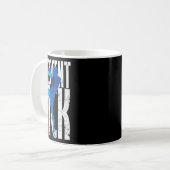 三日月キック キックボクシング コーヒーマグカップ (正面左)