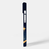 三日月パーソナライズされたと星の夜空 Case-Mate iPhoneケース (裏面 / 左)