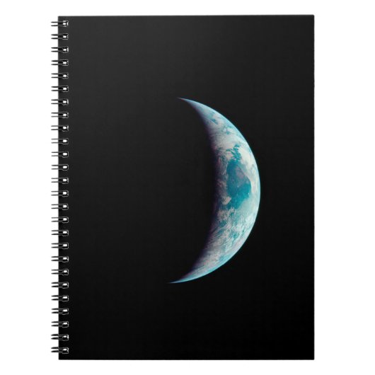 三日月地球惑星科学宇宙宇宙ギーク ノートブック (正面)