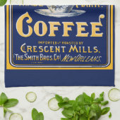 三日月型ローストコーヒー キッチンタオル (折り畳み)