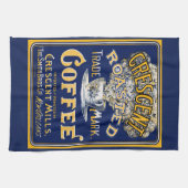 三日月型ローストコーヒー キッチンタオル (横)