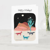 三日月形の月の下 + 明るい星、3匹の孤 シーズンカード (正面)