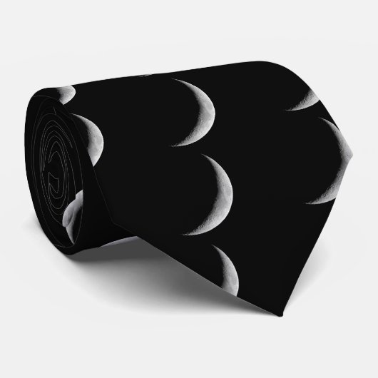 三日月形の月 ネクタイ (ロール)