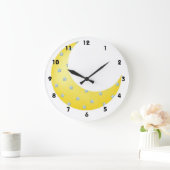 三日月形の月 ラージ壁時計 (ホーム)