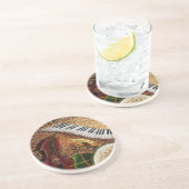 三日月形都市ピアノ飲み物のコースター コースター (側面)