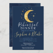 三日月星月夜海軍リハーサルディナー 招待状 (正面/裏面)