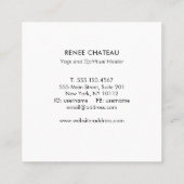 三日月月エネルギー霊気行者 スクエア名刺 (裏面)