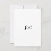 三日月空白のメモカード サンキューカード (裏面)