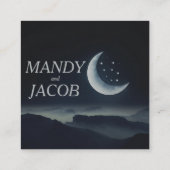 三日月結婚サンキューカード エンクロージャーカード (裏面)