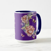 三日月花ムーンコーヒーマグ マグカップ (正面右)