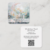 *~*三日月花Ethereal QR AP70クリスタル スクエア名刺 (正面/裏面)