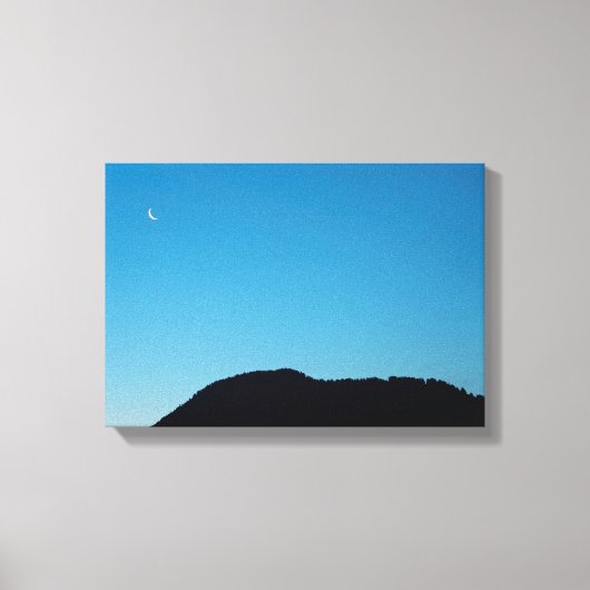 三日月 キャンバスプリント (正面)