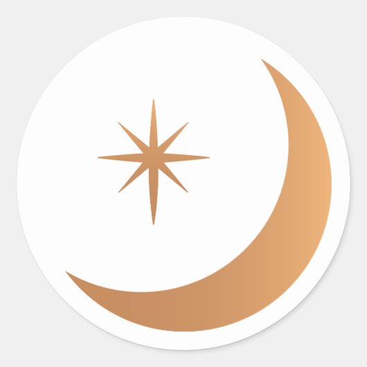 三日月 / ステッカー (正面)