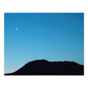 三日月 フォトプリント