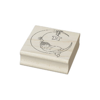 三日月(ベビー) ラバースタンプ