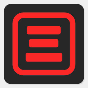 三日本の番三 【San】漢字 スクエアシール
