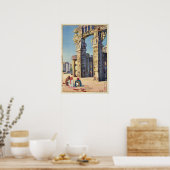 三智の塔への門、吉田博 ポスター (キッチン)