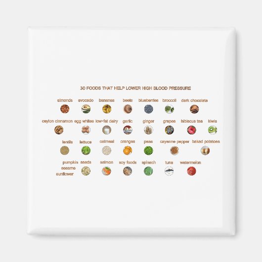 三最高の十救済高圧の食品 マグネット (正面)