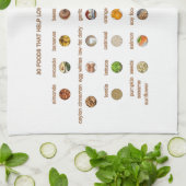 三最高の十高救済血圧を下げる食品 キッチンタオル (折り畳み)