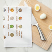 三最高の十高救済血圧を下げる食品 キッチンタオル (四つ折り)